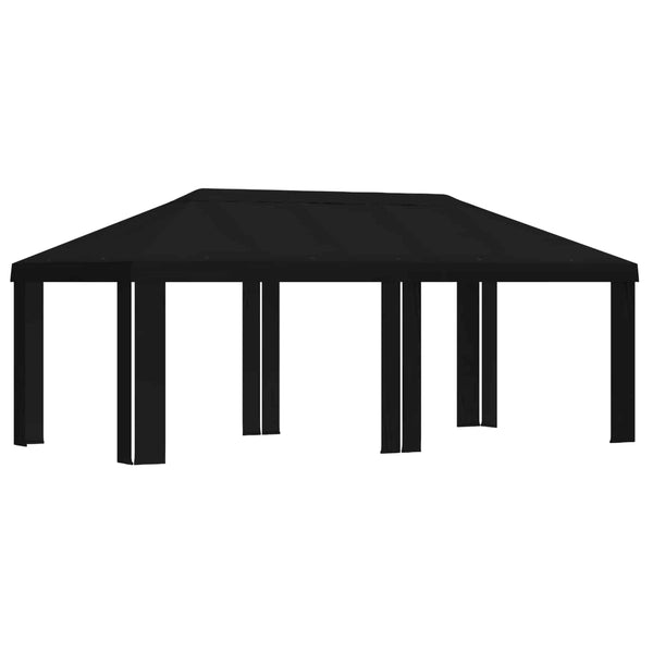 Gazebo-kansio 6 x 3 m Musta Polyesteri 190 gsm