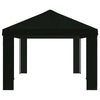 Gazebo-kansio 6 x 3 m Musta Polyesteri 190 gsm