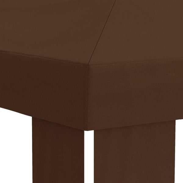 Gazebo-kansio 6 x 3 m Ruskea Polyesteri 190 gsm