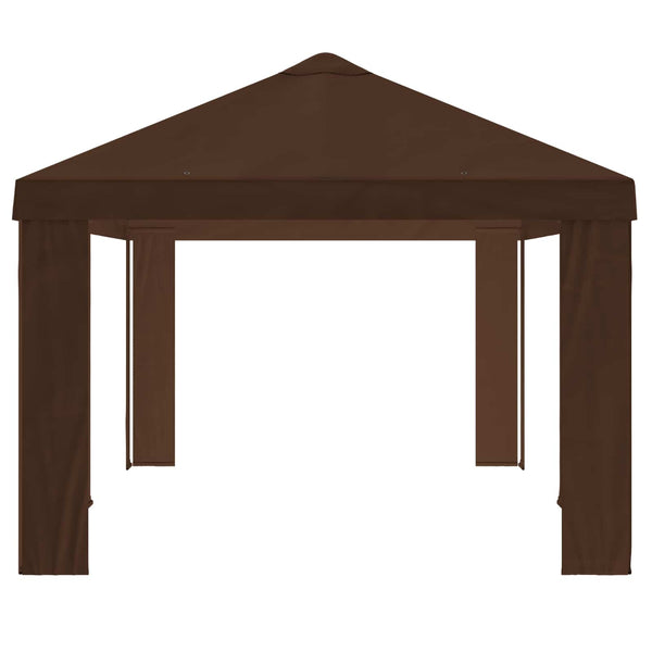 Gazebo-kansio 6 x 3 m Ruskea Polyesteri 190 gsm