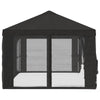 Gazebo-peite sivuseinillä Antrasiitti 600,5 x 300,5 cm