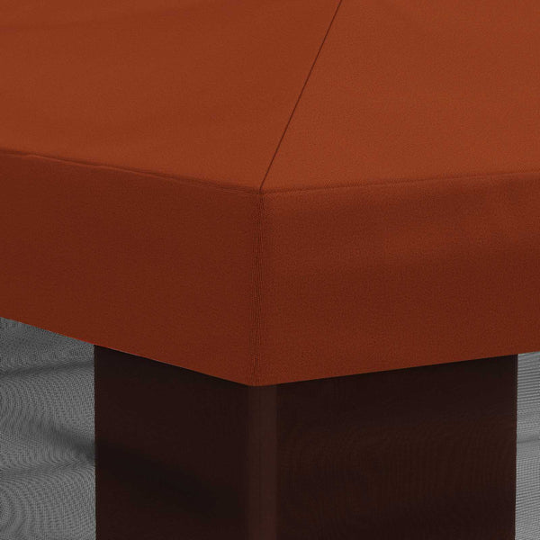 Gazebo-peite sivuseinillä Terrakotta 600,5 x 300,5 cm