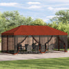 Gazebo-peite sivuseinillä Terrakotta 600,5 x 300,5 cm