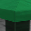 Gazebo-peite sivuseinillä Vihreä 600,5 x 300,5 cm Polyesteri
