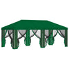 Gazebo-peite sivuseinillä Vihreä 600,5 x 300,5 cm Polyesteri