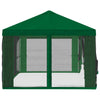 Gazebo-peite sivuseinillä Vihreä 600,5 x 300,5 cm Polyesteri