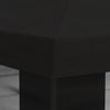 Gazebo-peite sivuseinillä Musta 600,5 x 300,5 cm Polyesteri
