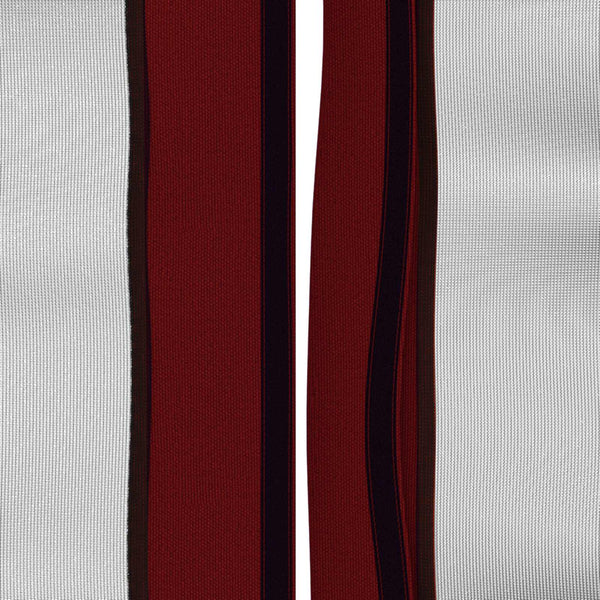 Gazebo-peite sivuseinillä Burgundi 600,5 x 300,5 cm Polyesteri