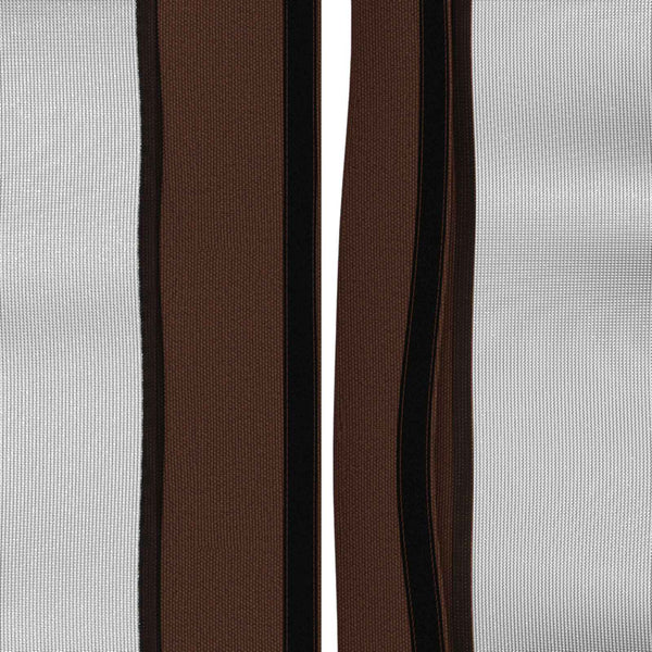 Gazebo-peite sivuseinillä Ruskea 600,5 x 300,5 cm Polyesteri