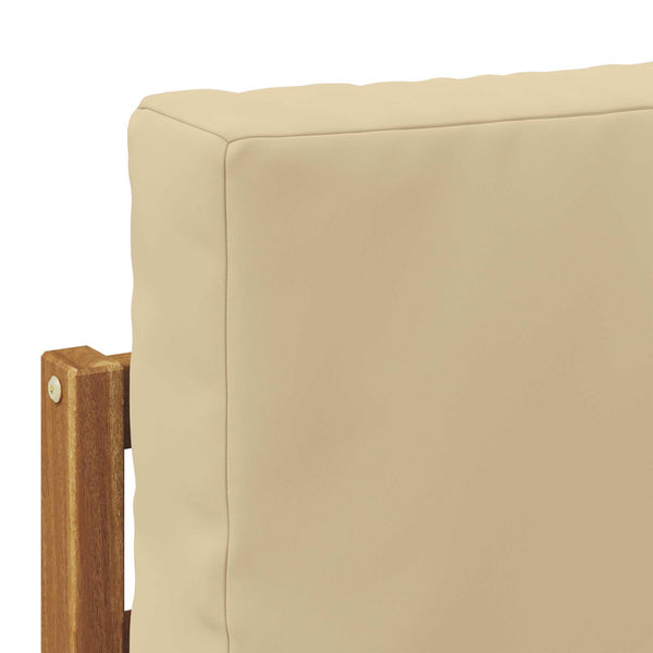 Ulkomoduulisohva tyynyllä 2 Kappale Luonnollinen ja beige