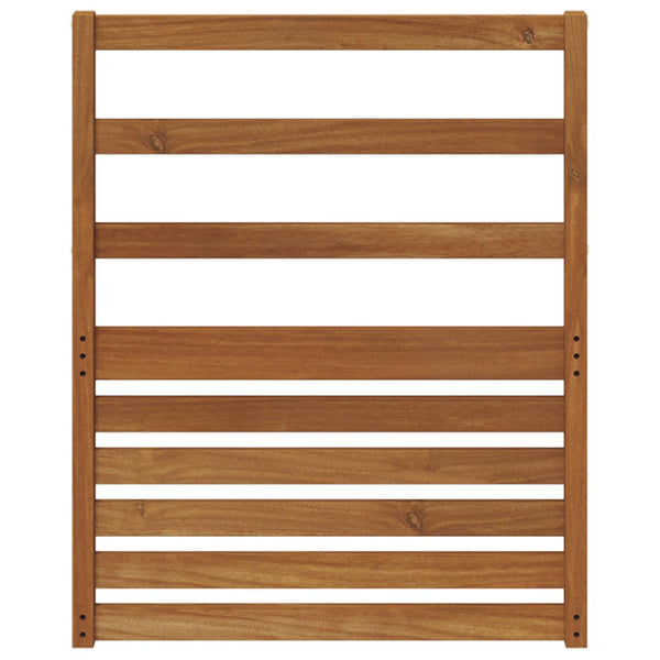 Käsinojat 2 kpl Ruskea 59 x 4 x 73 cm Tiheä akasiapuu
