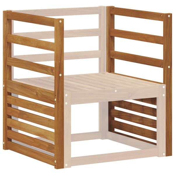 Käsinojat 2 kpl Ruskea 59 x 4 x 73 cm Tiheä akasiapuu