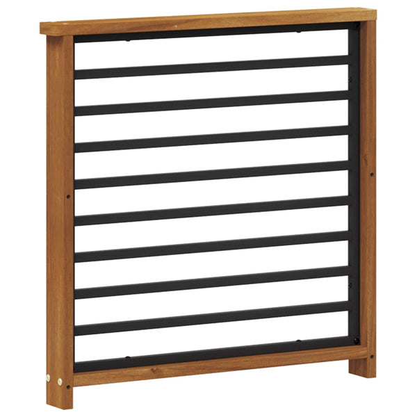 Käsinoja 2 kpl Luonnollinen 60 x 6 x 61 cm Tiheä akasiapuu