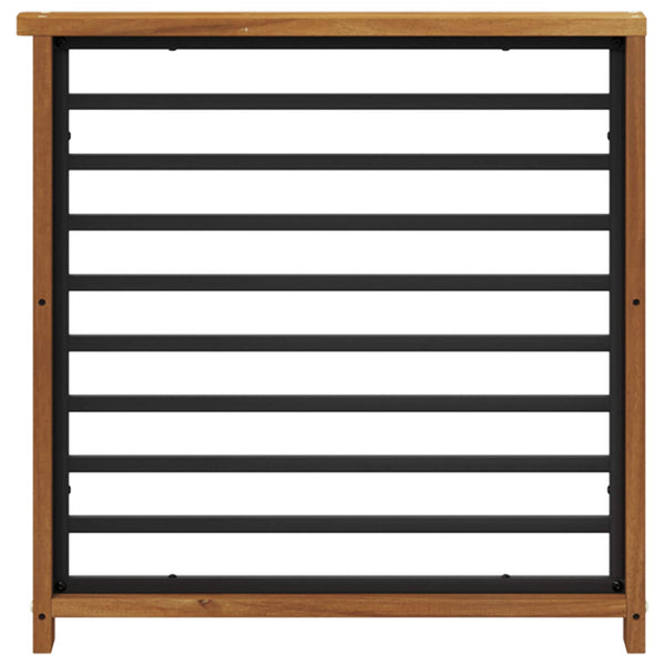Käsinoja 2 kpl Luonnollinen 60 x 6 x 61 cm Tiheä akasiapuu