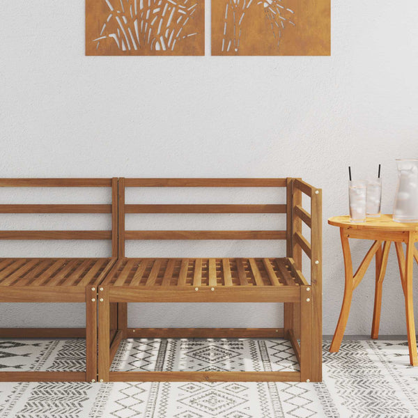 Ulkona kulmasohva Luonnollinen 83 x 83 x 73 cm