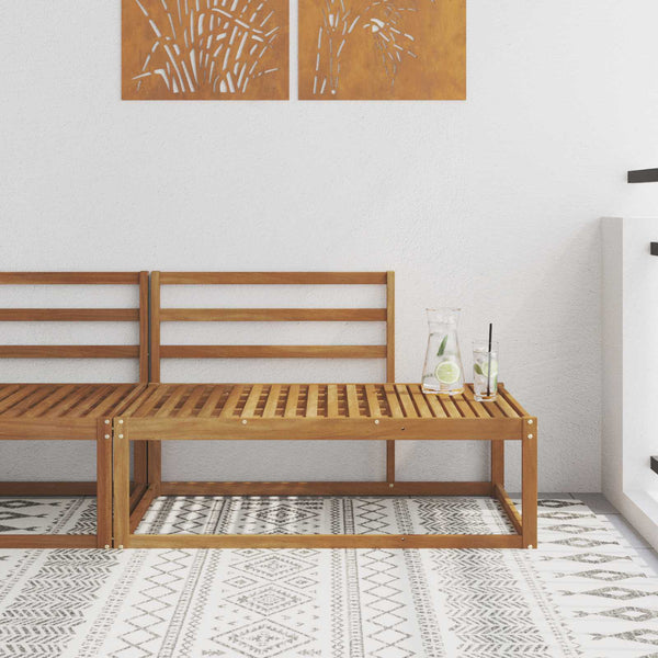 Ulkomoduuli päätysohva Luonnollinen 115 x 83 x 73 cm