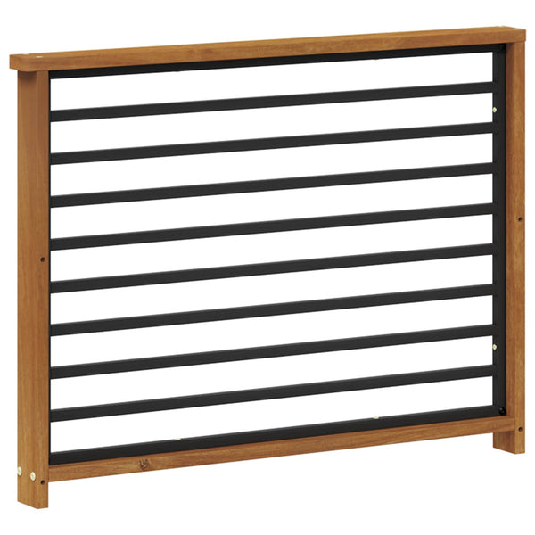 Käsinoja 2 kpl Luonnollinen 80 x 6 x 61 cm Tiheä akasiapuu