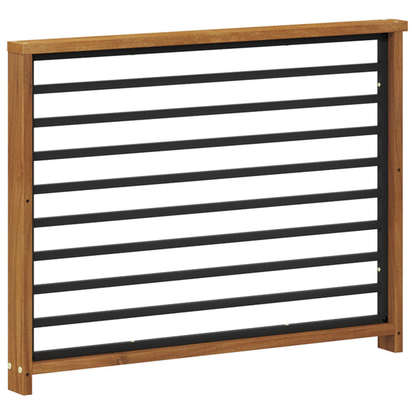 Käsinoja 2 kpl Luonnollinen 80 x 6 x 61 cm Tiheä akasiapuu