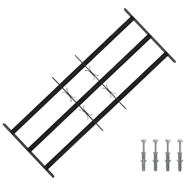Ikkunan turvallisuushäkki 116 x 45 cm Galvanoitu teräs