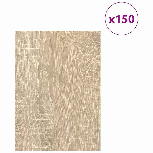 Dekoripaneelit 150 kpl Sonoma-tammi 15 x 21 x 0,27 cm