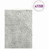Dekoripaneelit 150 kpl Betoninharmaa 15 x 21 x 0,27 cm