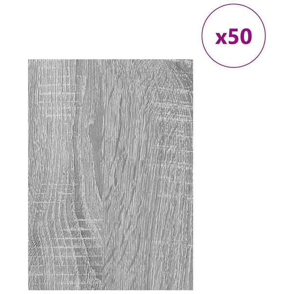 Dekoripaneelit 50 kpl Harmaa Sonoma 15 x 21 x 0,27 cm