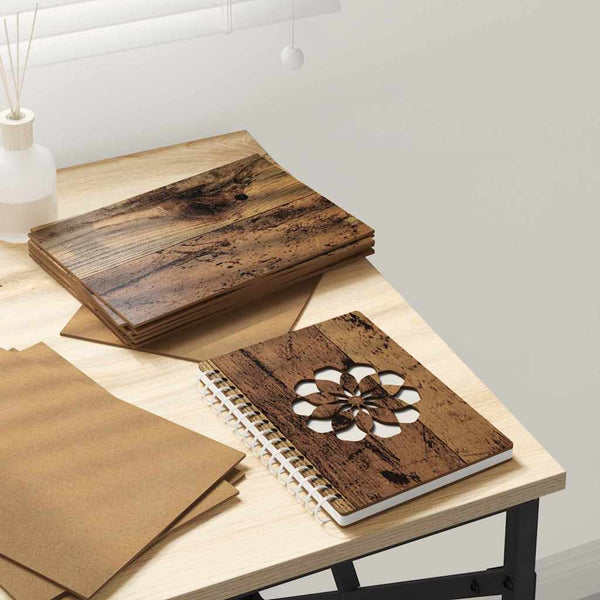 Dekoripaneelit 12 kpl Vanha puu 15 x 21 x 0,27 cm Tekninen puu