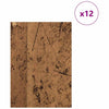 Dekoripaneelit 12 kpl Vanha puu 15 x 21 x 0,27 cm Tekninen puu