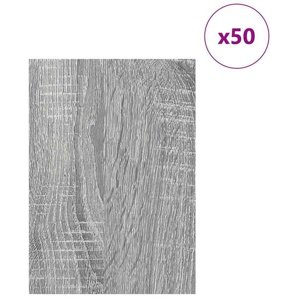 Dekoripaneelit 50 kpl Harmaa Sonoma 21 x 30 x 0,27 cm