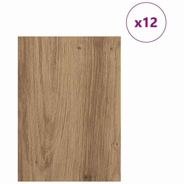 Dekoripaneelit 12 kpl Artisaanitammi 21 x 30 x 0,27 cm
