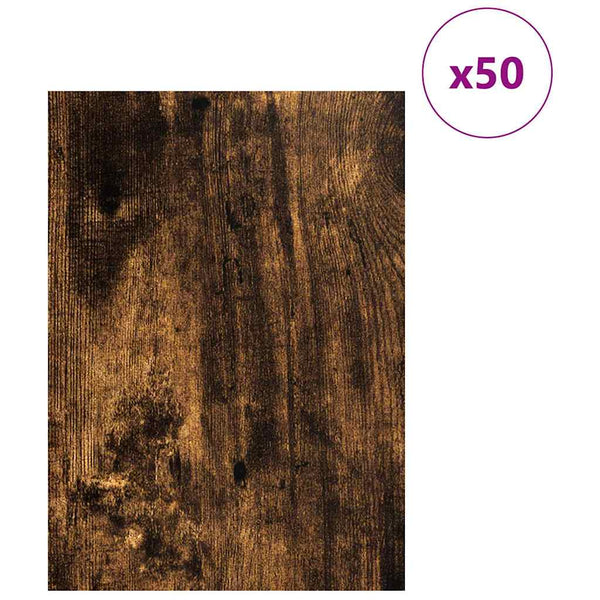 Dekoripaneelit 50 kpl Savutammi 30 x 42 x 0,27 cm Tekninen puu