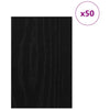 Dekoripaneelit 50 kpl Musta tammi 40 x 60 x 0,27 cm