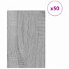 Dekoripaneelit 50 kpl Harmaa Sonoma 40 x 60 x 0,27 cm