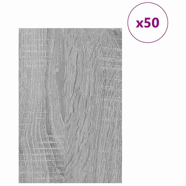 Dekoripaneelit 50 kpl Harmaa Sonoma 40 x 60 x 0,27 cm