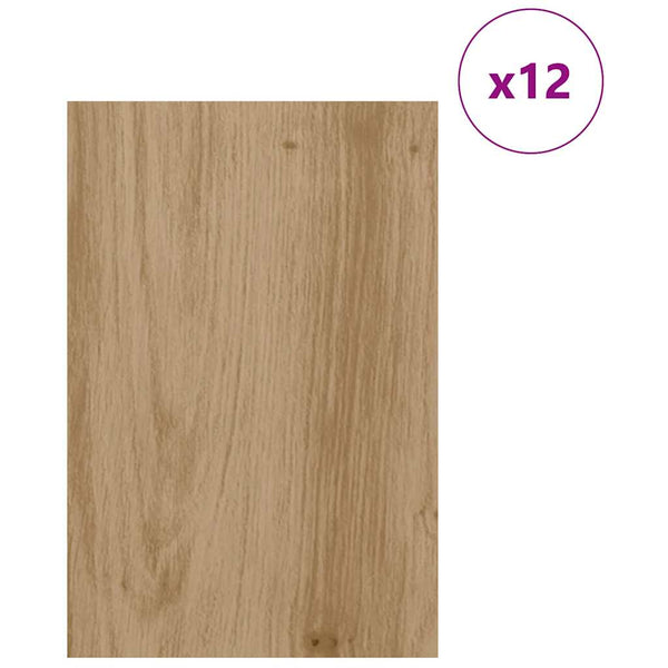 Dekoripaneelit 12 kpl Artisaanitammi 40 x 60 x 0,27 cm