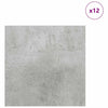 Dekoripaneelit 12 kpl Betoni Harmaa 30 x 30 x 0.27 cm