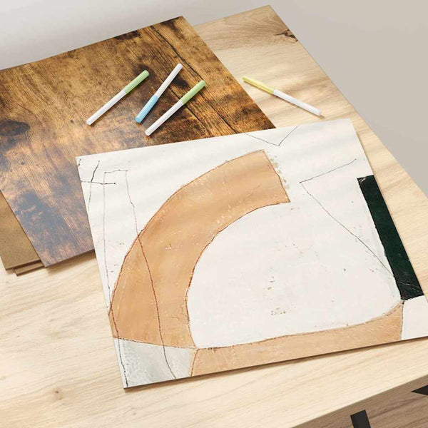 Dekoripaneelit 50 kpl Savupähkinä 30 x 30 x 0.27 cm