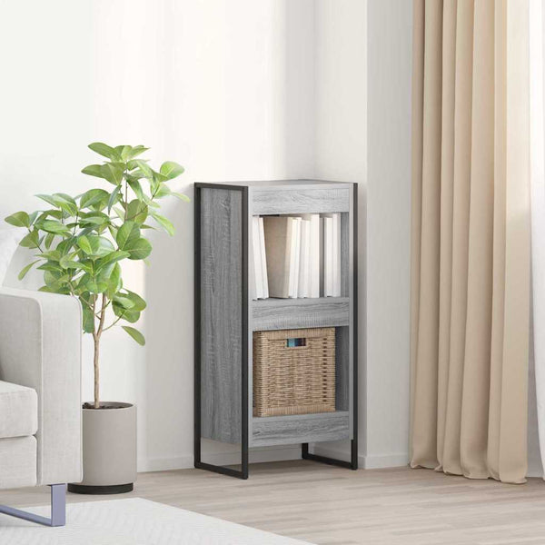 Kirjahylly 40 x 30 x 86,5 cm Tekninen puu Harmaa Sonoma