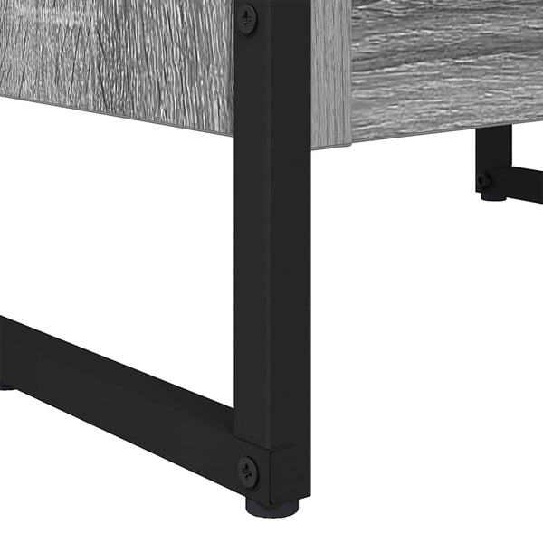 Kirjahylly 40 x 30 x 121 cm Tekninen puu Harmaa Sonoma