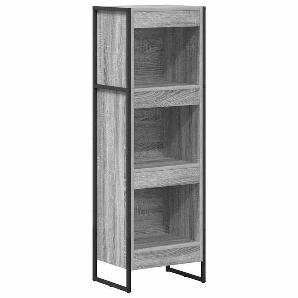 Kirjahylly 40 x 30 x 121 cm Tekninen puu Harmaa Sonoma