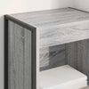 Kirjahylly 40 x 30 x 155 cm Tekninen puu Harmaa Sonoma