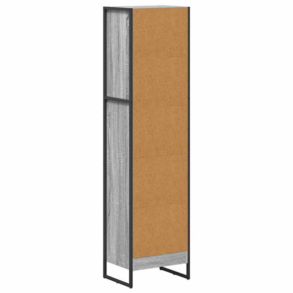 Kirjahylly 40 x 30 x 155 cm Tekninen puu Harmaa Sonoma