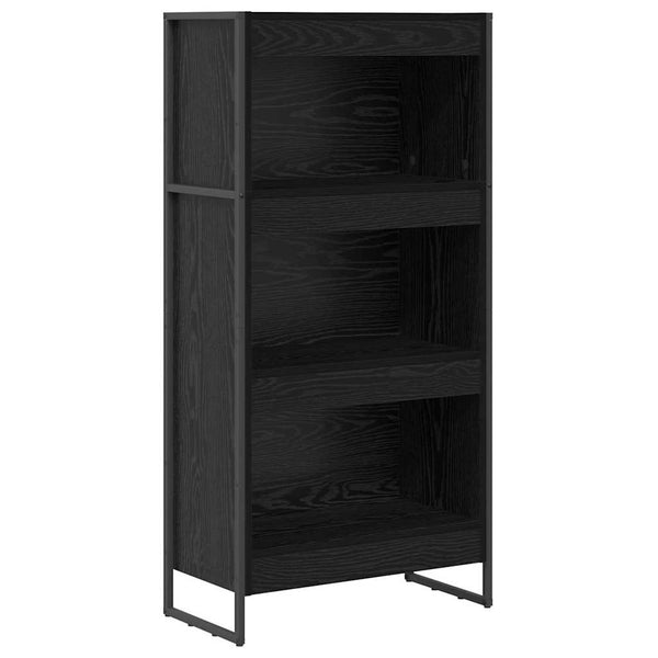 Kirjahylly 60 x 30 x 121 cm Tekninen puu Musta tammi.