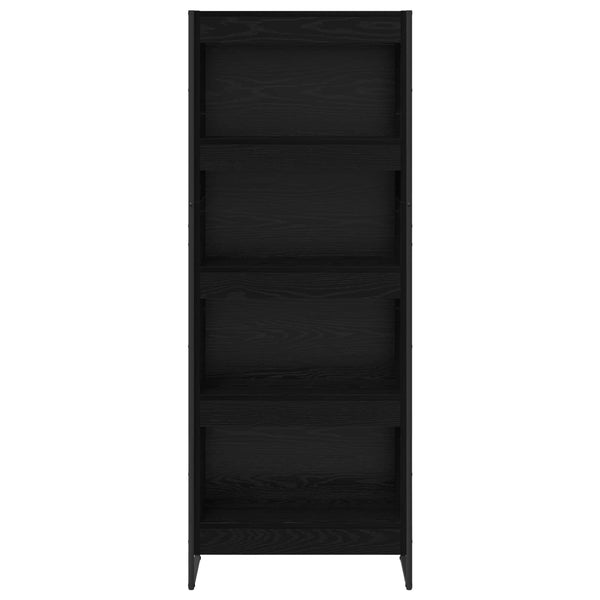 Kirjahylly 60 x 30 x 155 cm Tekninen puu Musta tammi.