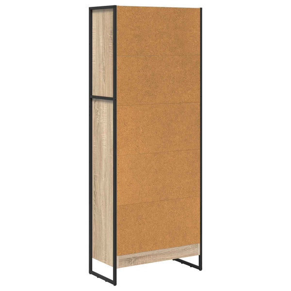 Kirjahylly 60 x 30 x 155 cm Tekninen puu Sonoma