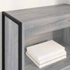 Kirjahylly 60 x 30 x 155 cm Tekninen puu Harmaa Sonoma