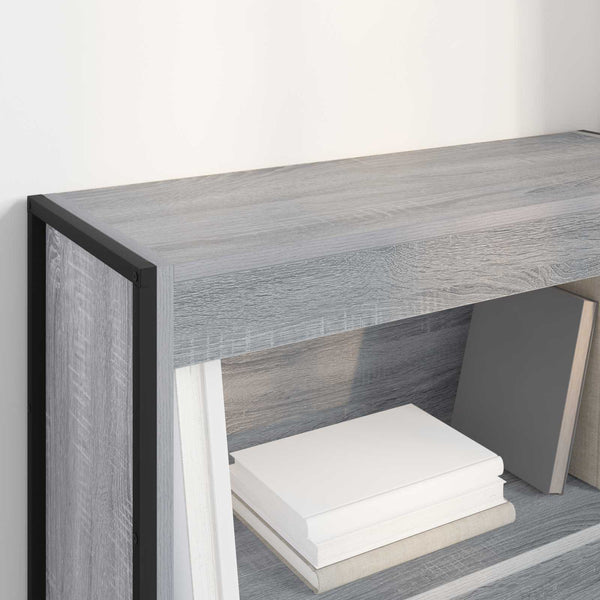 Kirjahylly 80 x 30 x 86,5 cm Tekninen puu Harmaa Sonoma