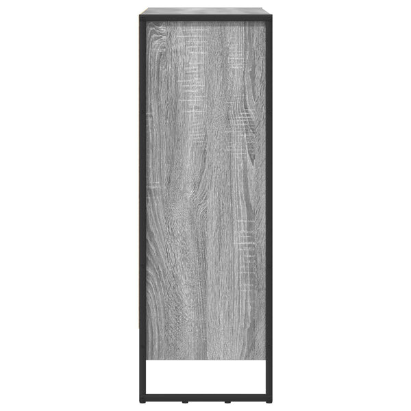Kirjahylly 80 x 30 x 86,5 cm Tekninen puu Harmaa Sonoma