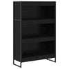 Kirjahylly 80 x 30 x 121 cm Tekninen puu Musta tammi.