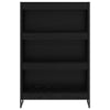Kirjahylly 80 x 30 x 121 cm Tekninen puu Musta tammi.